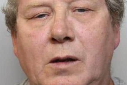 Pictured is Anthony Woodward, aged 60, of Hatfield House Lane, near Shiregreen, Sheffield, who was sentenced at Sheffield Crown Court to 15-and-a-half years of custody after he was found guilty following a trial of raping a teenage girl and sexually assaulting her, and after he was also found guilty of sexually assaulting another young victim.