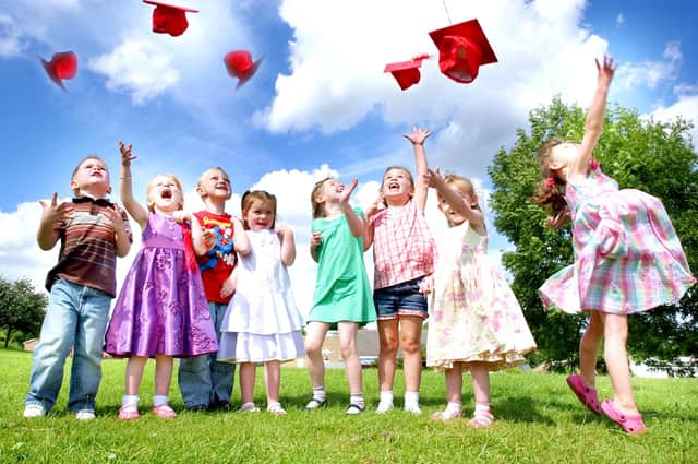 Children from the Washington Day Nursery are pictured having a great time at their graduation 11 years ago. Does this bring back wonderful memories?