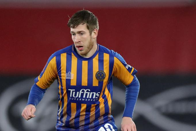 Shrewsbury Town's Josh Vela has reportedly been the subject of a £300,000 bid from Blackpool. The former Bolton Wanderers man is entering the final year of his contract (Football Insider) 
(Photo by Naomi Baker/Getty Images)