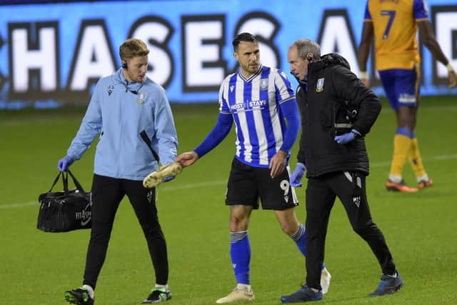 Lee Gregory won't play for Sheffield Wednesday against Derby County on Saturday. (Steve Ellis)