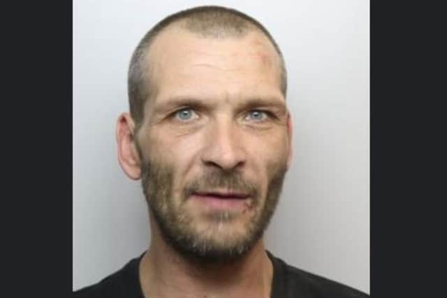 Karl Barnet, from Royston, Barnsley, has been jailed after an attack on a South Yorkshire street which saw part of a security guard's ear bitten off.