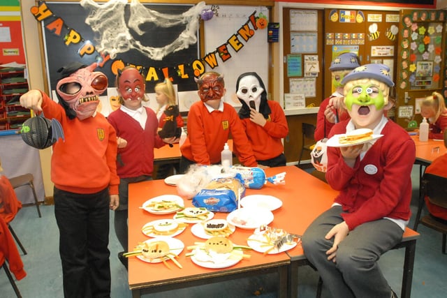 Masks with a really spooky look were on show at Biddick Hall Juniors 13 years ago. Does this bring back great memories?