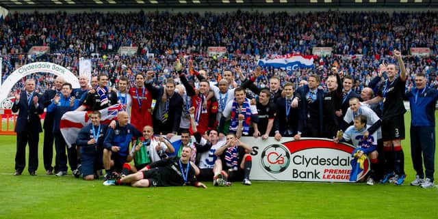 Rangers' last title win was back in 2011. Picture: SNS