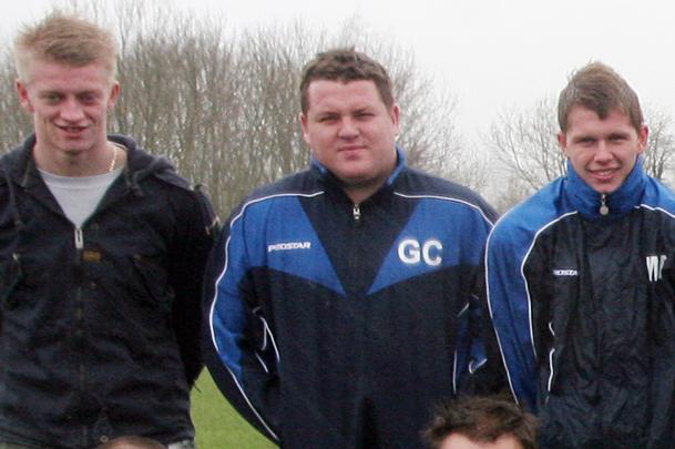 We don't have any pics of the Heanor Town boss playing, but as a young assistant manager at Heanor Colliers? Yep.
