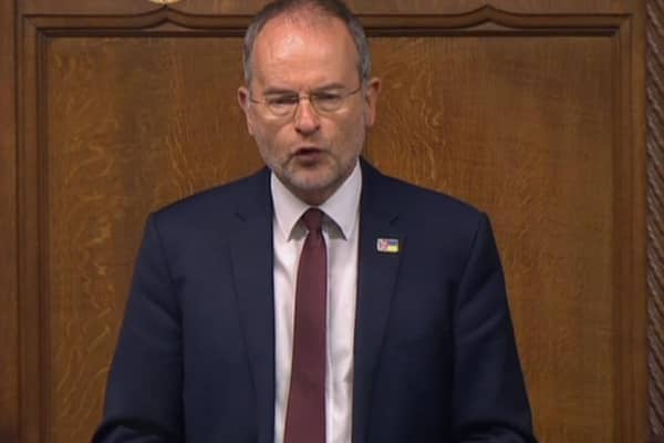 Sheffield Central MP Paul Blomfield speaking in Parliament