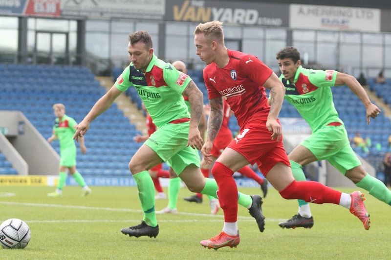 New signing Miller has been a big threat down the left wing with his pace and trickery in pre-season. Him and King will be influential in Chesterfield's style of play this season.