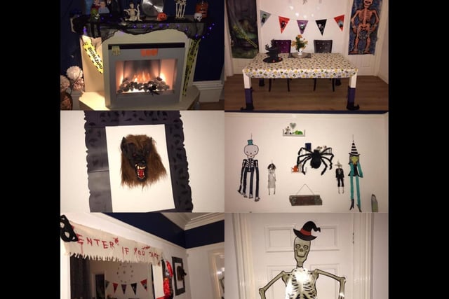 A selection of Carolyn Mckenzie's Halloween decorations.
