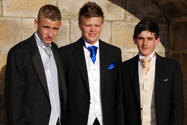 These immaculately dressed Jarrow School students were enjoying their prom at Lumley Castle when this photo was taken in 2010.