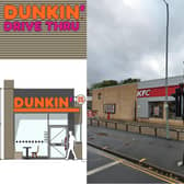 Dunkin Donuts could be set to launch a new drive-thru site next to KFC on one of Sheffield’s busiest roads.