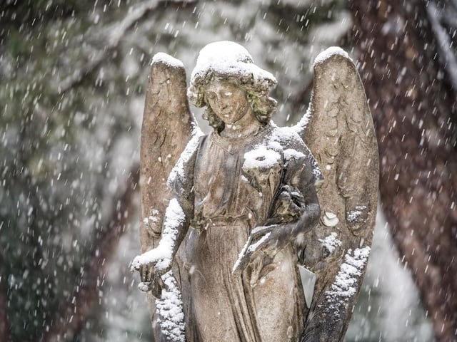 Winner: What a wonderful shot of Mansfield cemetery from Mat Troke.