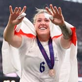 Sheffield United academy graduate Millie Bright, who starred for England during UEFA Women's EURO 2022, is among the players who could benefit from a boost in earnings thanks to the national team's success (Photo by Naomi Baker/Getty Images)