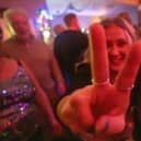 Revellers at the event's sell-out debut
