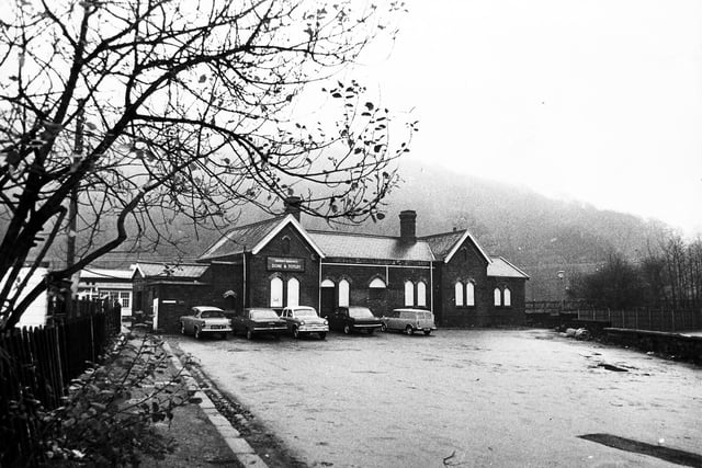Dore and Totley Railway Station pictured in November 1970