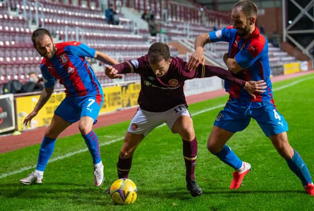 Hearts and Inverness meet in the league this weekend. Picture: SNS