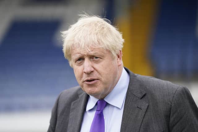 Boris Johnson has been accused of presiding over a ‘record’ 100 Covid fixed-penalty notices as part of the Partygate investigation.  (Photo Danny Lawson - WPA Pool/Getty Images)