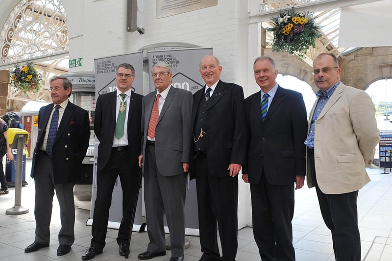 Harry Brearley Plaque at Sheffield Railway Station was unveiled in 2013