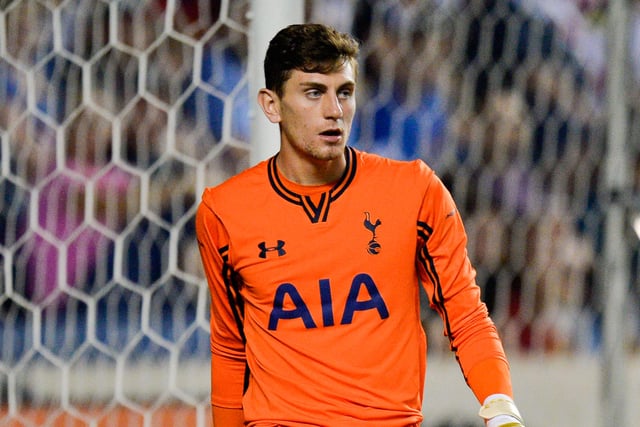 The 19-year-old keeper in action for Tottenham against Chicago Fire during their pre-season tour of America in 2014.