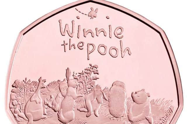 The new Winnie the Pooh collectable coin has been released by the Royal Mint as part of the nine-part series and is now available to buy for customers in Sheffield.
