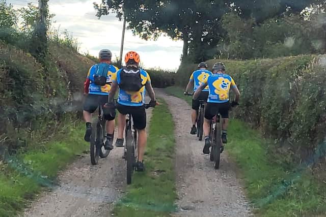 The Jacob's Journey charity bike ride took more than 10 hours