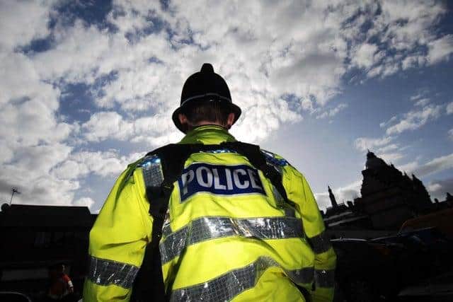 Police officers are tackling Covid breaches in Woodhouse, Sheffield
