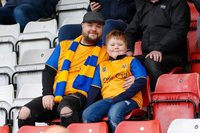 Mansfield fans finally saw their side get a long-awaited away win.