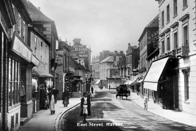 A flourishing East Street, Havant, pictured in the early years of the 20th century.