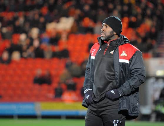 Doncaster Rovers manager Darren Moore