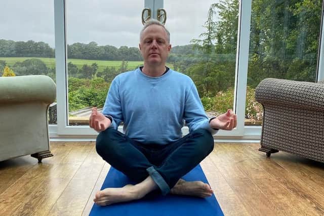 Mr Kirby now does yoga instead of sitting in traffic.