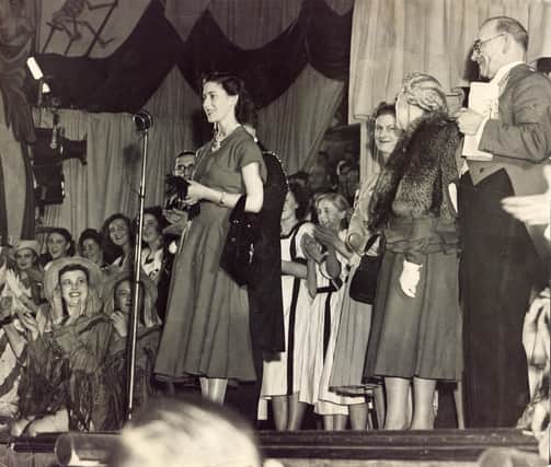 Princess Margaret pictured in Sheffield in November 1948 at a time when coming out meant  the presentation at court of a female from upper class or aristocratic families