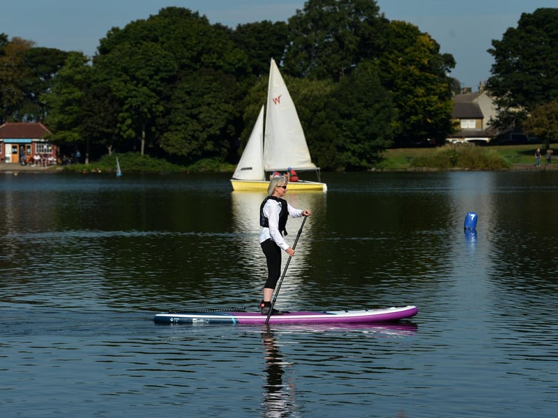 Stretching across 17 hectares, Yeadon Tarn is a great location for a lazy stroll, as well as for more adventurous outdoor pursuits, with a playground, BMX track, bowls and water sport activities on offer.