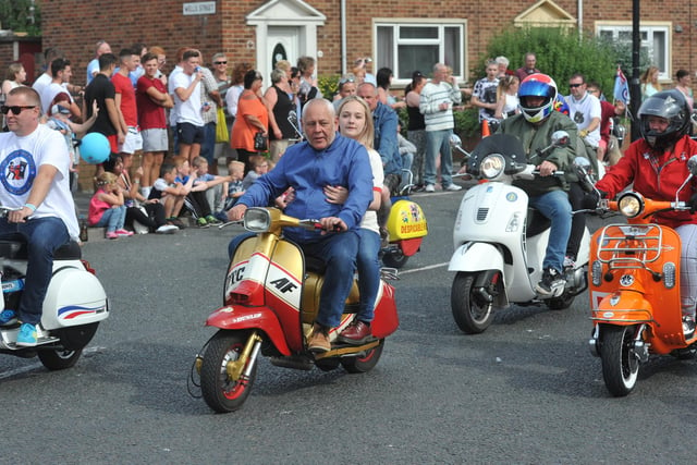 Scooter owners were pictured taking part in the Headland Carnival parade five years ago. Can you spot anyone you know?