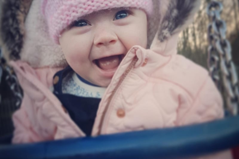 Briony Mellor, said: "My girl Esther Anne!
Born in August, and is very nearly 6 months old. She definitely brightened my 2020."