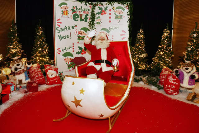 Santa's Grotto in the Howgate Centre can be found in the unit next door to Bodycare, and is open at the weekends.