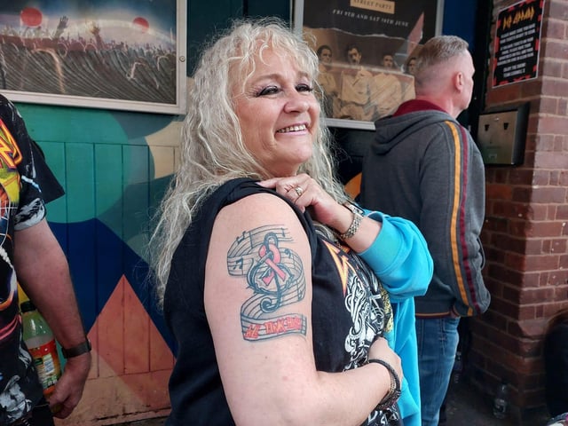 Fans queue for the Def Leppard gig at the Leadmill. Picture: Alastair Ulke