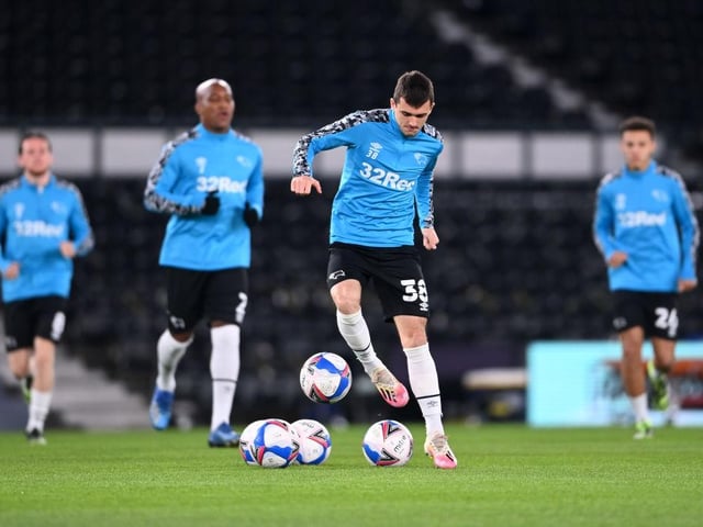 Burnley are keen on the Derby County player but face serious competition for the 19-year-old from West Ham United and Crystal Palace.
