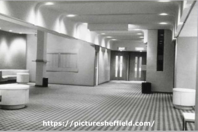 The picture shows the upper foyer at the Gaumont. Photo: Picture Sheffield