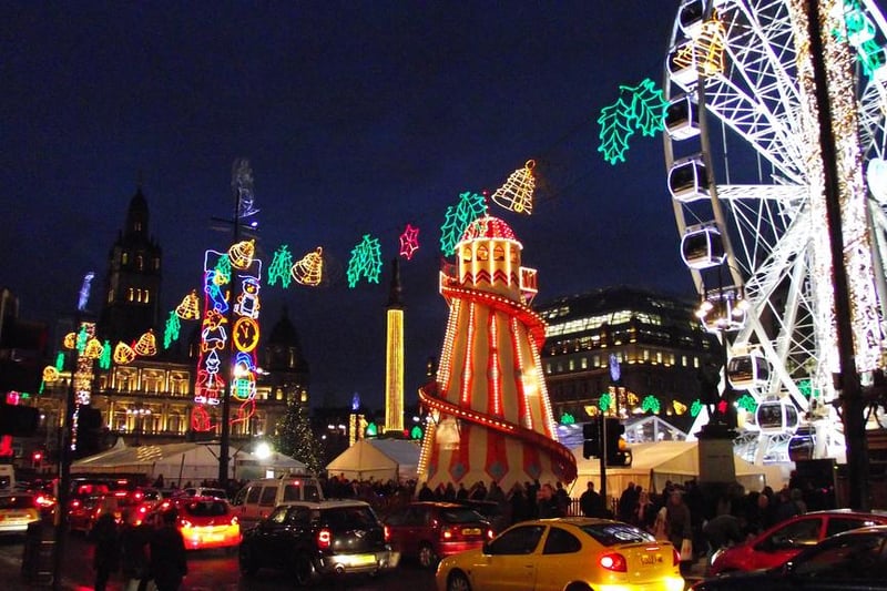 The George Square Christmas market has brought huge crowds to Glasgow in the past with their attractions like the lighthouse slide and massive ferris wheel with views over the city centre.