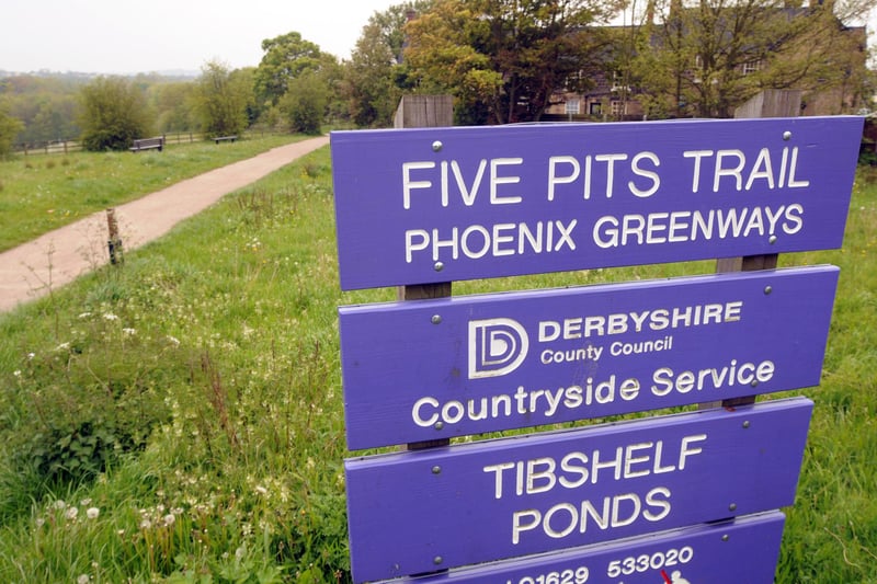 Leaving Grassmoor Country Park this five-mile route extends to Tibshelf Ponds and passes through woodlands, making the trail perfect for those who enjoy off-road walking.
