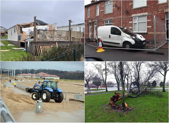 Take a look at these photos of damage across South Tyneside following storm Arwen.