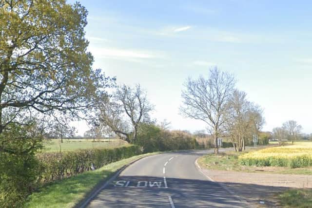 Fordstead Lane in Doncaster, where a man died after a collision involving a black Vauxhall Astra. The Astra driver was subsequently arrested on suspicion of causing death by dangerous driving and of drug driving (pic: Google)