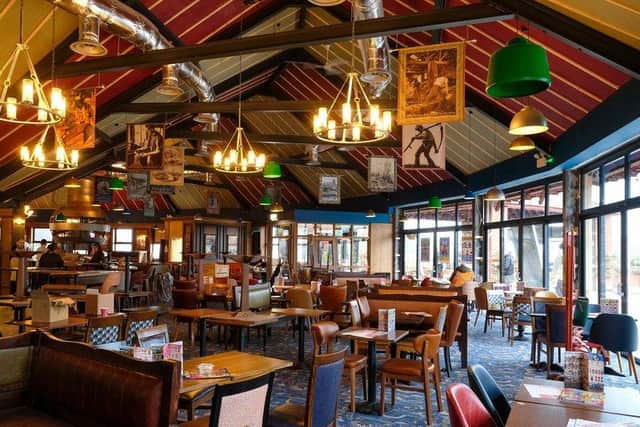 JD Wetherspoon said it had spent £2.19m converting the former Damon's site in Beighton, Sheffield, into The Scarsdale Hundred pub.