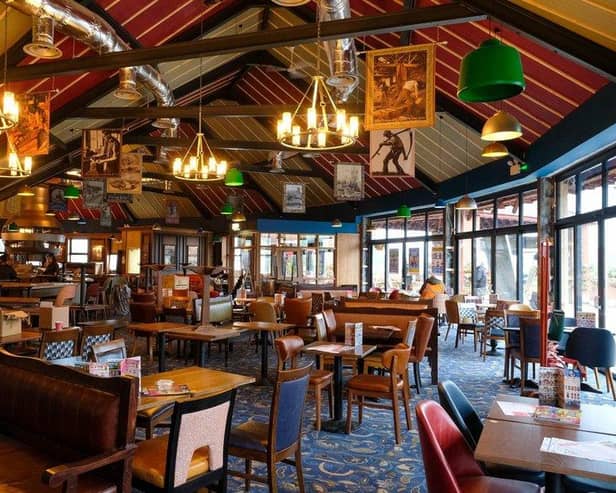 JD Wetherspoon said it had spent £2.19m converting the former Damon's site in Beighton, Sheffield, into The Scarsdale Hundred pub.