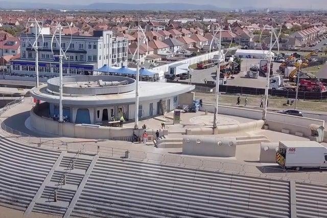 Currently, Star Wars production has overtaken Cafe Cove in Cleveleys, transforming the seafront cafe into a futuristic sci-fi building in preparation for filming the newest instalment of the saga, Star Wars: Andor.