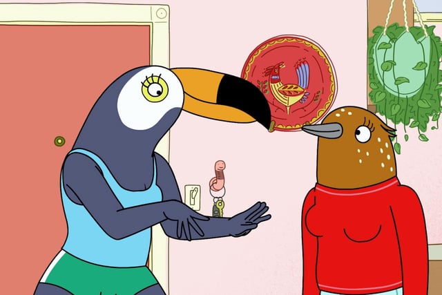 This animated comedy series explores the friendship between Tuca and Bernie, two 30-year-old bird women who live in the same apartment building.
