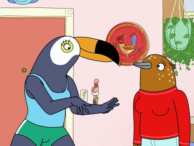 This animated comedy series explores the friendship between Tuca and Bernie, two 30-year-old bird women who live in the same apartment building.