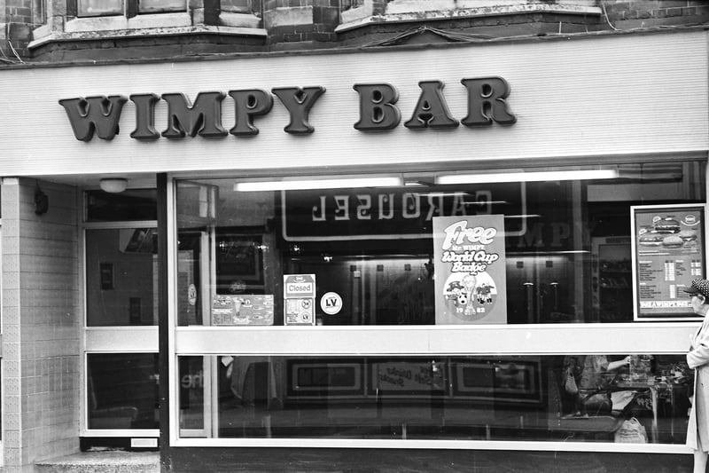 Before the days of McDonald's, Burger King, KFC, and other fast food outlets in Glasgow - we had Wimpy. What a buzz that must have been back when it first came out. God rest your soul Wimpy, you big beautiful burger bar.