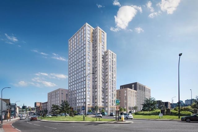 Plans were approved back in 2019 for 500 new city centre apartments in five blocks rising up to 24 storeys on land at Doncaster Street, Hoyle Street, Shalesmoor and Matthew Street. The 0.83 hectare site is included in the draft Sheffield Local Plan