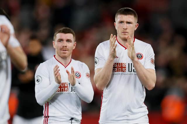John Lundstram (right) flourished for Sheffield United after being handed a change of role: James Wilson/Sportimage