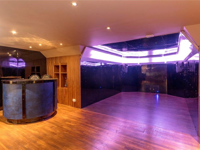 Entertainment room.