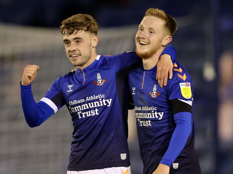 The 21-year-old Northern Ireland international has joined newly-promoted Morecambe on a season-long loan.
The midfielder spent last season at Oldham, where he made 39 appearances, scoring 10 goals.